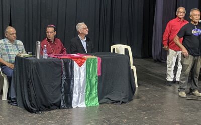 Realizado en Puerto La Cruz, acto en apoyo a Palestina